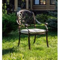 Обеденное кресло WILHELM из литого алюминия