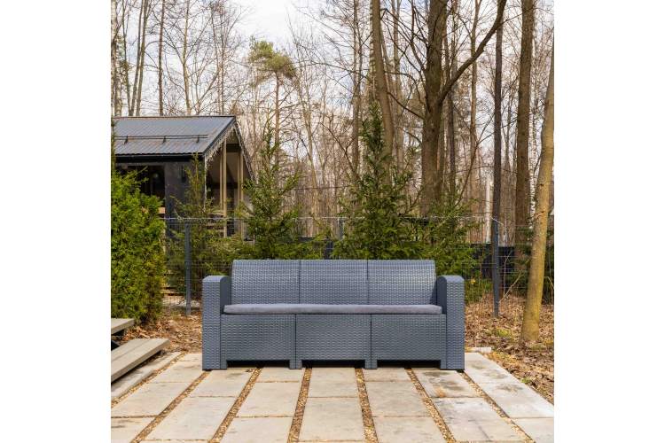 3-х местный диван LANA LUX графитовый