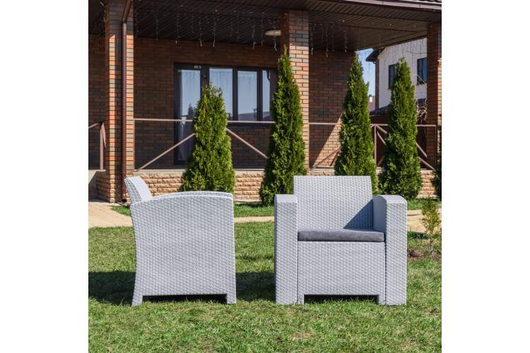 Комплект кресел LANA LUX светло-серые-1