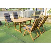 Обеденный комплект KIMBERLY на 4 персоны(овальный стол)