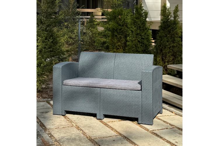 2-х местный диван LANA LUX графитовый