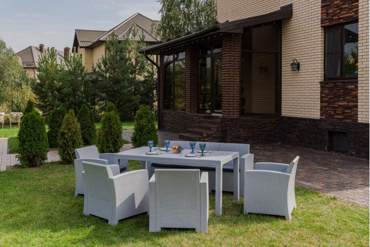 Комплект LANA DINING L светло-серый-2