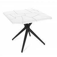 Стол SHT-TU30/TT30 83/83 белый/черный