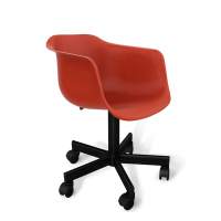 Стул подъемно-поворотный SHT-ST31/S120M красный/черный муар