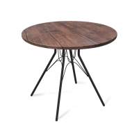 Стол SHT-TU34-P/80 МДФ черный муар/палисандр в гостиную