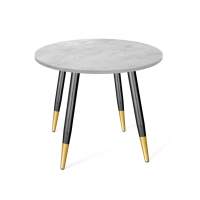 Диван Стол SHT-TU14/90 ЛДСП черный муар/зол./бетон Чикаго свет.-сер.