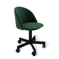 Стул подъемно-поворотный SHT-ST35-2/S120M лиственно-зеленый/черный муар