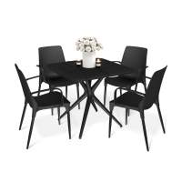 Обеденная группа SHT-DS209 черный