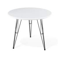 Стол SHT-TU10/80 МДФ черный/белый