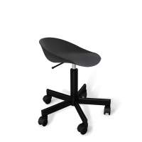 Стул подъемно-поворотный SHT-ST19/S120M черный/черный муар