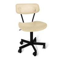 Стул подъемно-поворотный SHT-ST85/S121М бежевый/черный муар