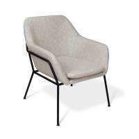 Кресло SHT-AMS2 серый дым/черный муар в гостиную