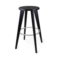 Стул барный Sheffilton SHT-S146 черный/нерж