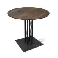 Стол SHT-TU6-BS1/80 МДФ черный муар/палисандр