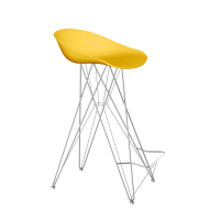 Стул барный SHT-ST19/S66 желтый/хром лак