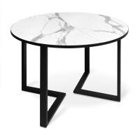 Стол SHT-T41/100-140 статуарио венато/черный