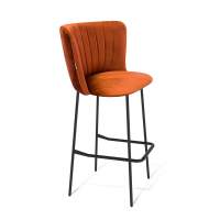 Стул барный SHT-ST36-1/S29 песчаная буря/черный муар