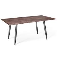 Стол SHT-TU14/120/80 МДФ черный муар/палисандр в гостиную