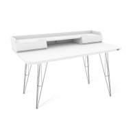 Стол рабочий Sheffilton SHT-TU10/TT31 120/65 ЛДСП хром лак/белый шагрень Стол рабочий Sheffilton SHT-TU10/TT31 120/65 ЛДСП хром лак/белый шагрень