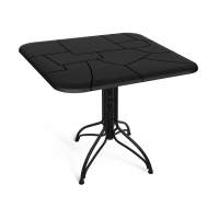 Стол SHT-TU25/TT30 83/83 черный муар/черный в гостиную