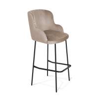Стул барный SHT-ST39/S29 латте/черный муар