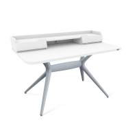 Стол рабочий Sheffilton SHT-TU30-2/TT31 120/65 ЛДСП серый/белый шагрень Стол рабочий Sheffilton SHT-TU30-2/TT31 120/65 ЛДСП серый/белый шагрень