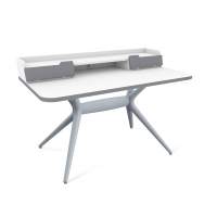 Стол рабочий Sheffilton SHT-TU30-2/TT31 120/65 ЛДСП серый/белый шагрень/серый Стол рабочий Sheffilton SHT-TU30-2/TT31 120/65 ЛДСП серый/белый шагрень/серый