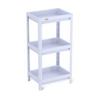 Стеллаж Sheffilton SHT-SS25-3 пастельно-лиловый в гостиную