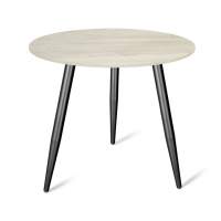 Стол SHT-T14/80 ЛДСП черный муар/дуб беленый