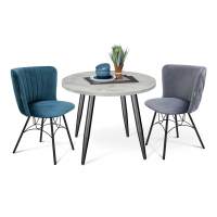 Обеденная группа SHT-DS120 тихий океан/серый/бетон/черный муар