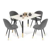 Обеденная группа SHT-DS216 бетон голуб./платин.-серый/чер. муар/зол