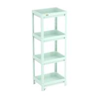 Стеллаж Sheffilton SHT-SS25-4 пастельно-зелёный в гостиную