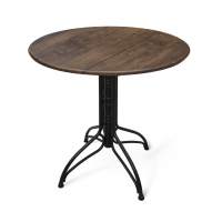 Стол SHT-TU25/80 МДФ черный муар/палисандр в гостиную