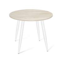 Диван Стол SHT-TU14/80 ЛДСП белый муар/дуб выбеленный