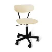 Стул подъемно-поворотный SHT-ST85-2/S121М бежевый/черный муар