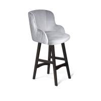 Стул полубарный Sheffilton SHT-ST39-1/S65-1 серое облако/венге