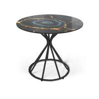 Стол Sheffilton SHT-TU4-1/TT32 80 СТЕКЛО/МДФ черный/титановый кварц Стол Sheffilton SHT-TU4-1/TT32 80 СТЕКЛО/МДФ черный/титановый кварц
