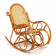 Кресло-качалка MILANO (разборная) / без подушки /ротанг top quality, 58x136x103 см, Cognac (коньяк)