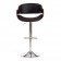 Барный стул LANDO (mod.4036)металл/дерево/экокожа, 59х51х93-114 см, высота сиденья 62-83 см, черный/орех/хром