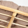 Кресло "PAPASAN ECO" P115-1/SP STD / c подушкой, ремешками /Natural (натуральный), экошерсть Коричневый, 1811-5