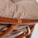 Кресло "PAPASAN" 23/01 W /с подушкой/Pecan (орех), экошерсть Коричневый, 1811-5