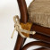 Комплект террасный ANDREA (стол кофейный со стеклом + 2 кресла + подушки)ротанг, 64х67х92см / D60х55, Pecan Washed (античн. орех)