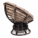 Кресло-качалка "PAPASAN" w 23/01 B / с подушкой /Antique brown (античный черно-коричневый), экошерсть Коричневый, 1811-5