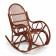 Кресло-качалка VIENNA (разборная) / без подушки /ротанг top quality, 58x133x102 см, Pecan (орех)