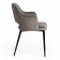 Кресло VALKYRIA (mod. 711)ткань/металл, 55х55х80 см, высота до сиденья 48 см, серый barkhat 26/черный