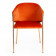 Кресло KRONOS (mod. 8158)металл/вельвет, рыжий/золотые ножки, G062-24