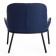 Кресло DUKEN (mod. 0179322)металл/ткань, 79х59х66 см, синий/синяя шотландка/черный