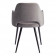 Кресло VALKYRIA 2 (mod. 718)ткань/металл, 55х55х80 см, высота до сиденья 48 см, серый barkhat 26/черный