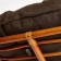 Кресло "PAPASAN" 23/01 W /с подушкой/Cognac (коньяк), ткань Коричневый, 3М7-147
