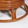 Кресло-качалка "PAPASAN" w 23/01 B / с подушкой /Cognac (коньяк), ткань Оранжевый, С 23